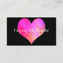 Corazón de la acuarela con la información