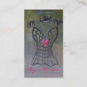 Tarjeta De Visita Corazón pintado