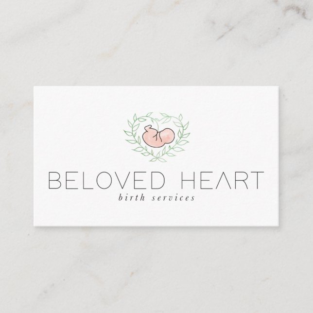 Tarjeta De Visita Corazón querido (Anverso)