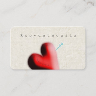 Tarjeta De Visita Corazón Roto de Corazón Sanador
