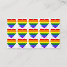 Corazones del arco iris