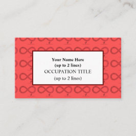 Tarjeta De Visita Corazones infinitos gradientes de arándanos