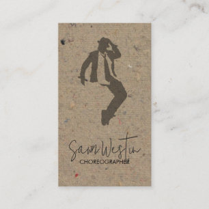 Tarjeta De Visita Coreógrafo de baile