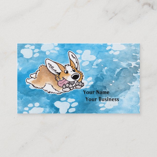 Tarjeta De Visita Corgi (Anverso)