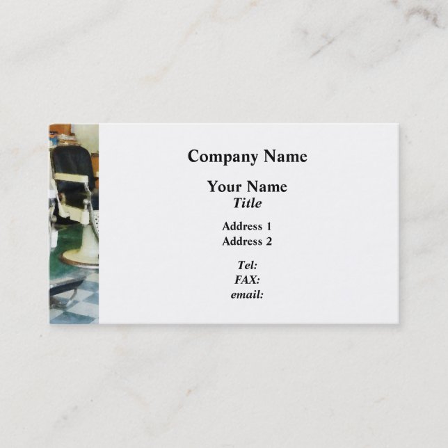 Tarjeta De Visita Corner Barber Shop (Anverso)