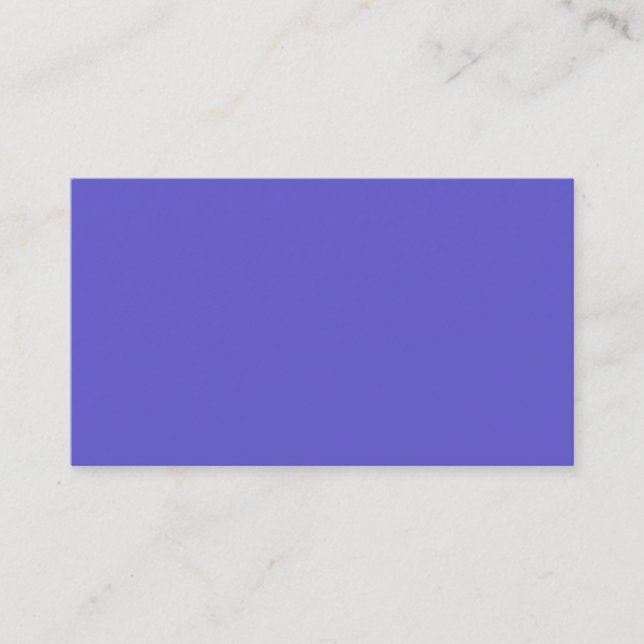 Tarjeta de visita Cornflower Blue (Anverso)