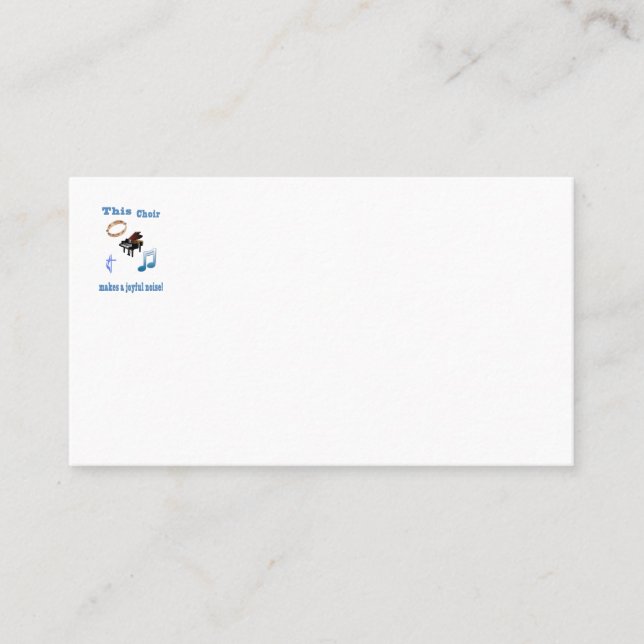 Tarjeta De Visita Coro (Anverso)