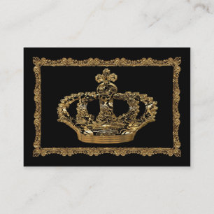 Tarjeta De Visita Corona de Royalee Boleyn elegante