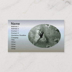 Tarjeta De Visita Coronavirus Nurse