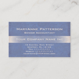Tarjeta De Visita Corporativo italiano texturizada reflejo azul