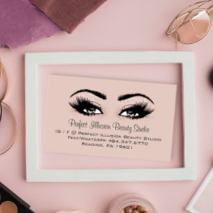 Tarjeta De Visita Correa de maquillaje profesional