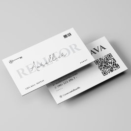 Tarjeta De Visita Corredor de bienes raíces de hipoteca mínima clave