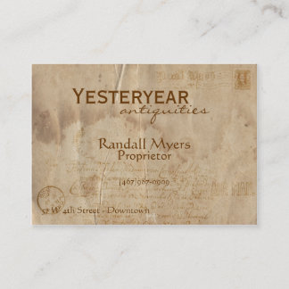 Tarjeta De Visita Correo aéreo II del vintage