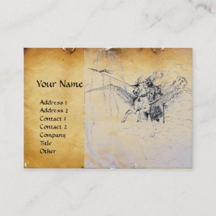 Tarjeta De Visita CORRIENTE MEDIEVAL EN EL Parque PEGASUS