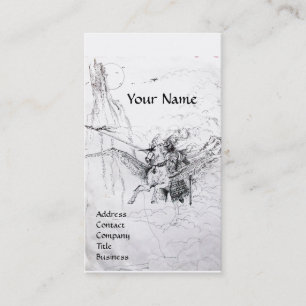 TARJETA DE VISITA CORRIENTE NOCTURNO EN PEGASUS MONOGRAM