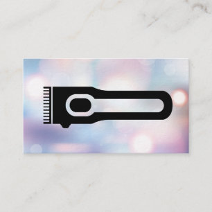 Tarjeta De Visita Cortadora de pelo Barbero Fondo Boke