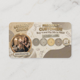 Tarjeta De Visita Corte de pelo - Lealtad tienda local 