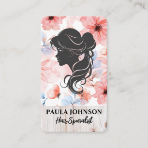 Tarjeta De Visita Cortes de Pelo Salón Belleza