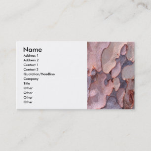 Tarjeta De Visita Corteza del eucalipto