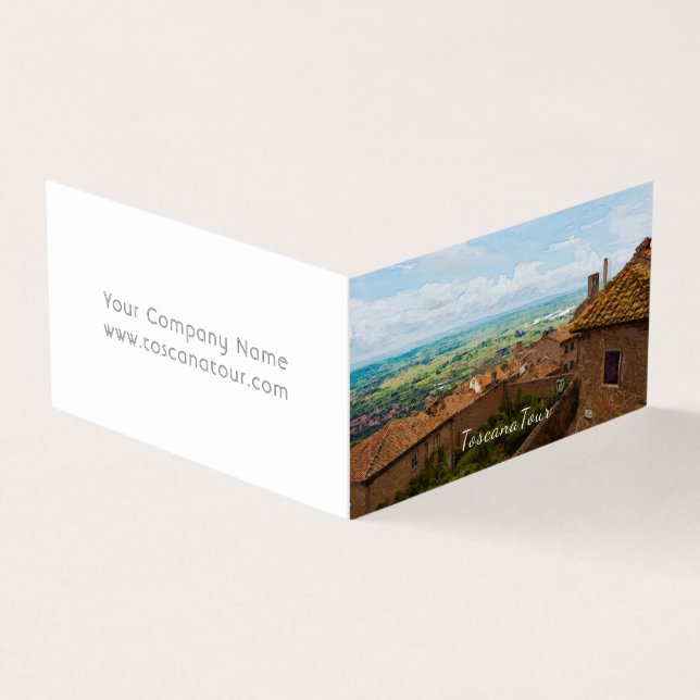 Tarjeta De Visita Cortona Toscana Italia (Exterior)