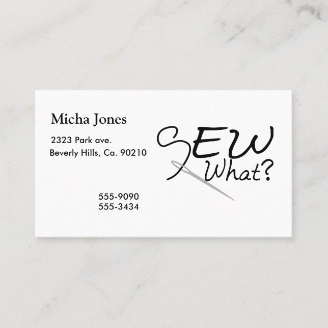 Tarjeta De Visita Cosa lo que (Anverso)