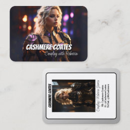 Tarjeta De Visita Coscards Minimalistas de Paisaje | Personaje de Co