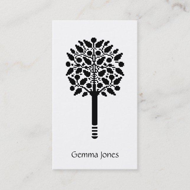 Tarjeta De Visita Cosecha de alteraciones del bordado de marea (Anverso)