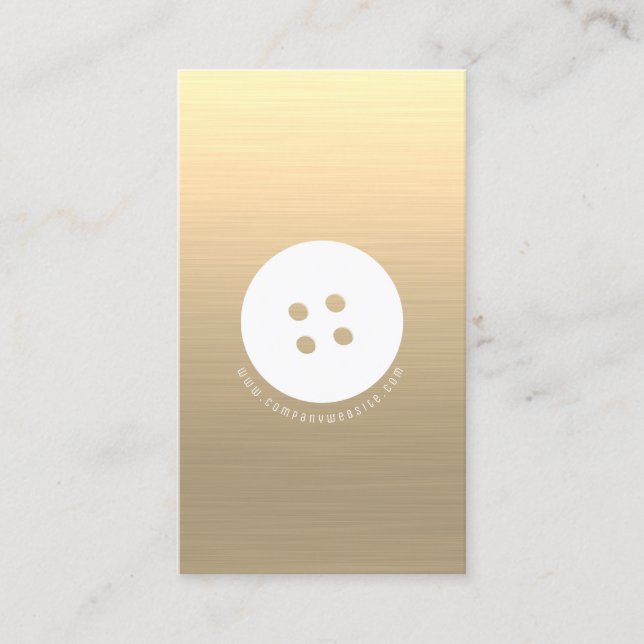 Tarjeta De Visita Coser blanco, sastre (Anverso)