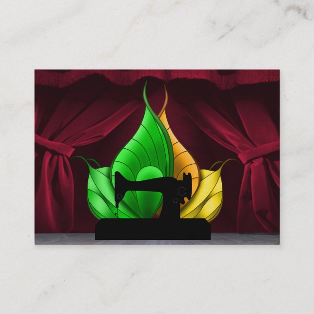 Tarjeta De Visita Coser / Moda / Seamstress - SRF (Anverso)