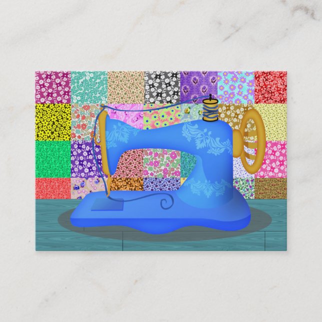 Tarjeta De Visita Coser / Seamstress / Moda - SRF (Anverso)