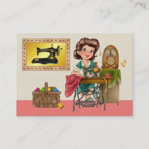 Tarjeta De Visita Coser / Seamstress / Moda - SRF