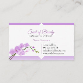 Tarjeta De Visita Cosmetic, SPA & make up studio business card