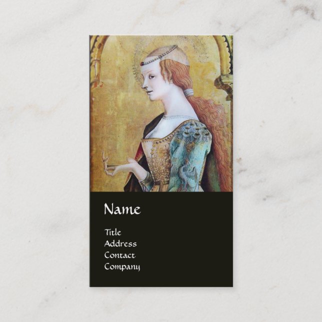 Tarjeta De Visita COSMÉTICA DE BELLEZA DE PELO NATURAL MONOGRAM 2 ne (Anverso)