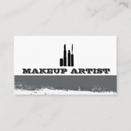 Tarjeta De Visita Cosméticos oculares abstraen salpicaduras de artis
