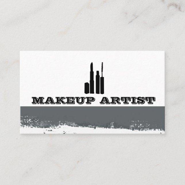 Tarjeta De Visita Cosméticos oculares abstraen salpicaduras de artis (Anverso)