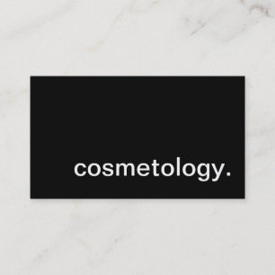 Tarjeta De Visita cosmetología. (personalizable de color)