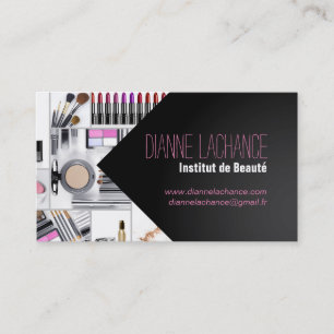 Tarjeta De Visita Cosmétologie de visite de las cartas