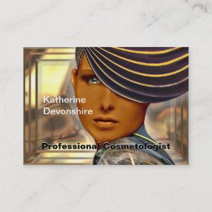 Tarjeta De Visita Cosmetologist del profesional de Flairnstar