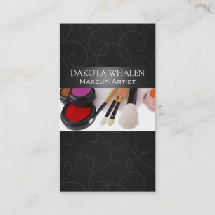 Tarjeta De Visita Cosmetologist del profesional del artista de