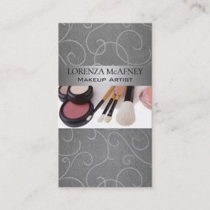 Tarjeta De Visita Cosmetologist del profesional del artista de