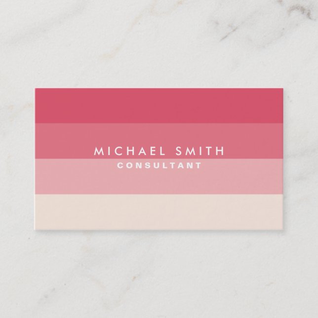 Tarjeta De Visita Cosmetólogo elegante profesional de maquillaje (Anverso)