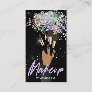 Tarjeta De Visita Cosmetólogo maquillador Artista - Salón de belleza