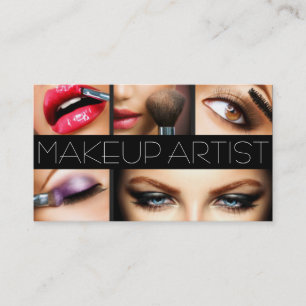 Tarjeta De Visita Cosmetólogo maquillador Nails Salón de Belleza