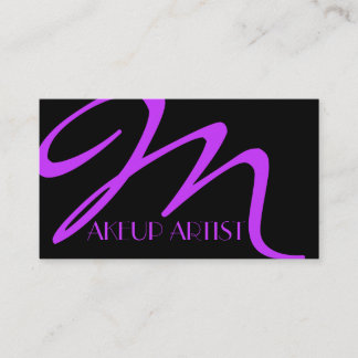 Tarjeta De Visita Cosmetólogo maquillador Nails Salón de Belleza