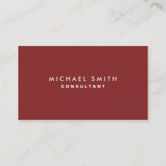 Tarjeta De Visita Cosmetólogo profesional elegante rojo