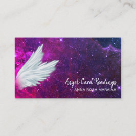 Tarjeta De Visita *~* Cosmos Galaxy Angel Wings Stars Universo