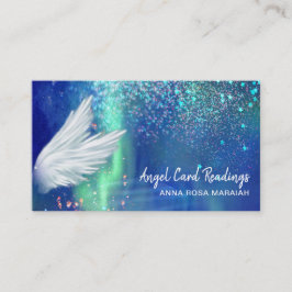 Tarjeta De Visita *~* Cosmos Stars Galaxy Angel Wing Blue Universe