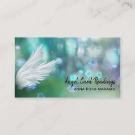 Tarjeta De Visita *~* Cosmos Stars Galaxy Angel Wing Pastel Universo