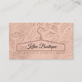 Tarjeta De Visita Costando la colgante de boho botánico