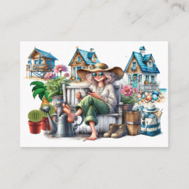 Tarjeta de visita costera